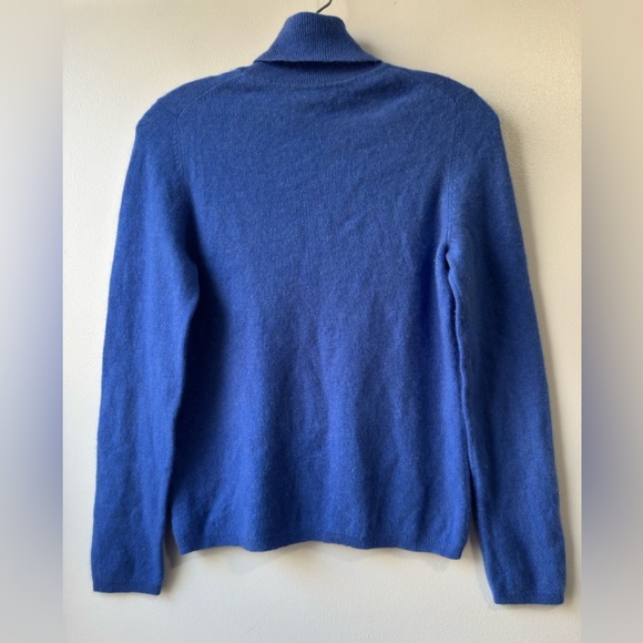 Charter Club Royal Blue Cashmere Sweater - Picture 9 of 14